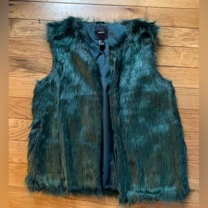 Faux fur vest